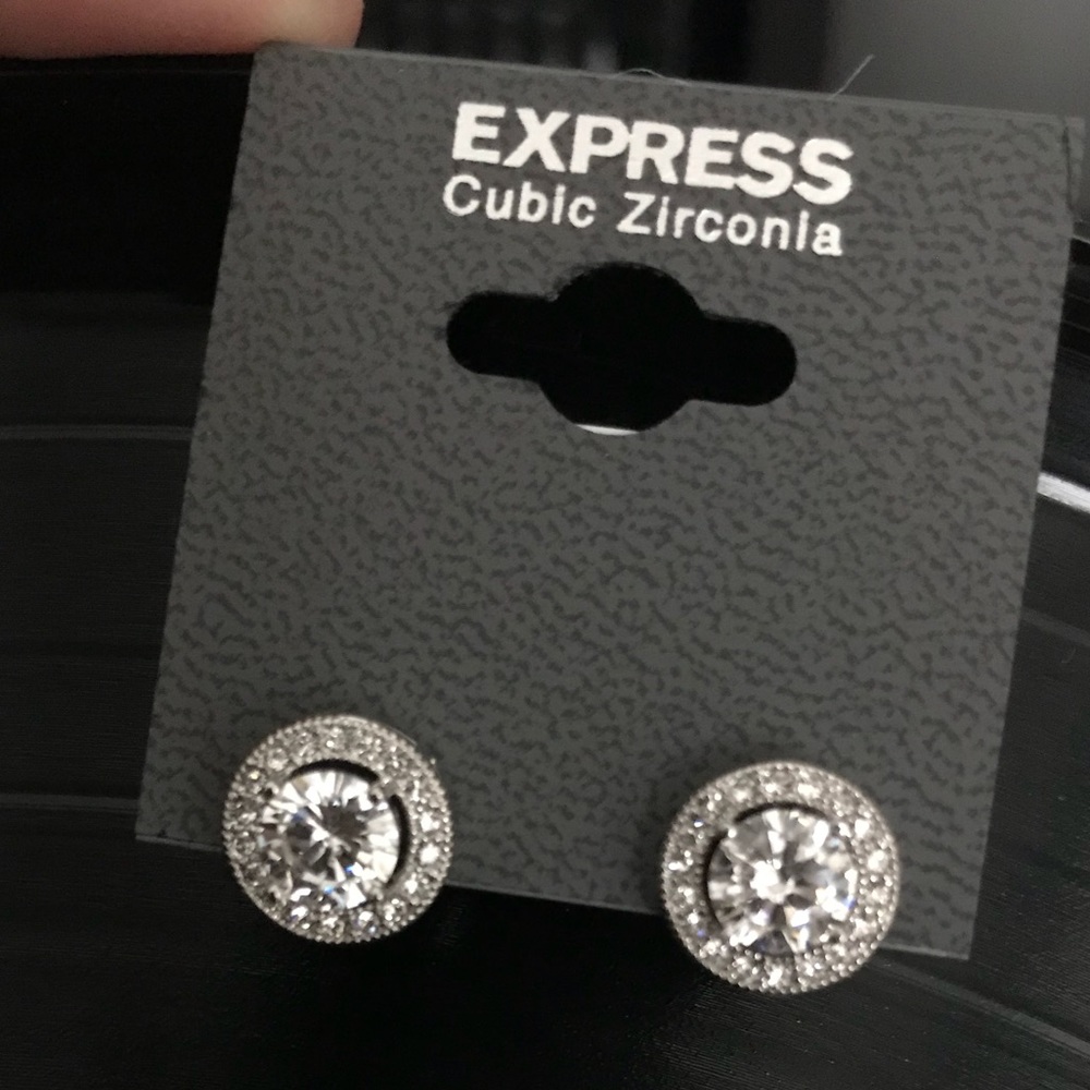 Express Halo Stud Earrings